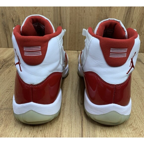 Nike Air Jordan 11 Retro Cherry 2022 White Varsity Red CT8012-116 Men\'s 11